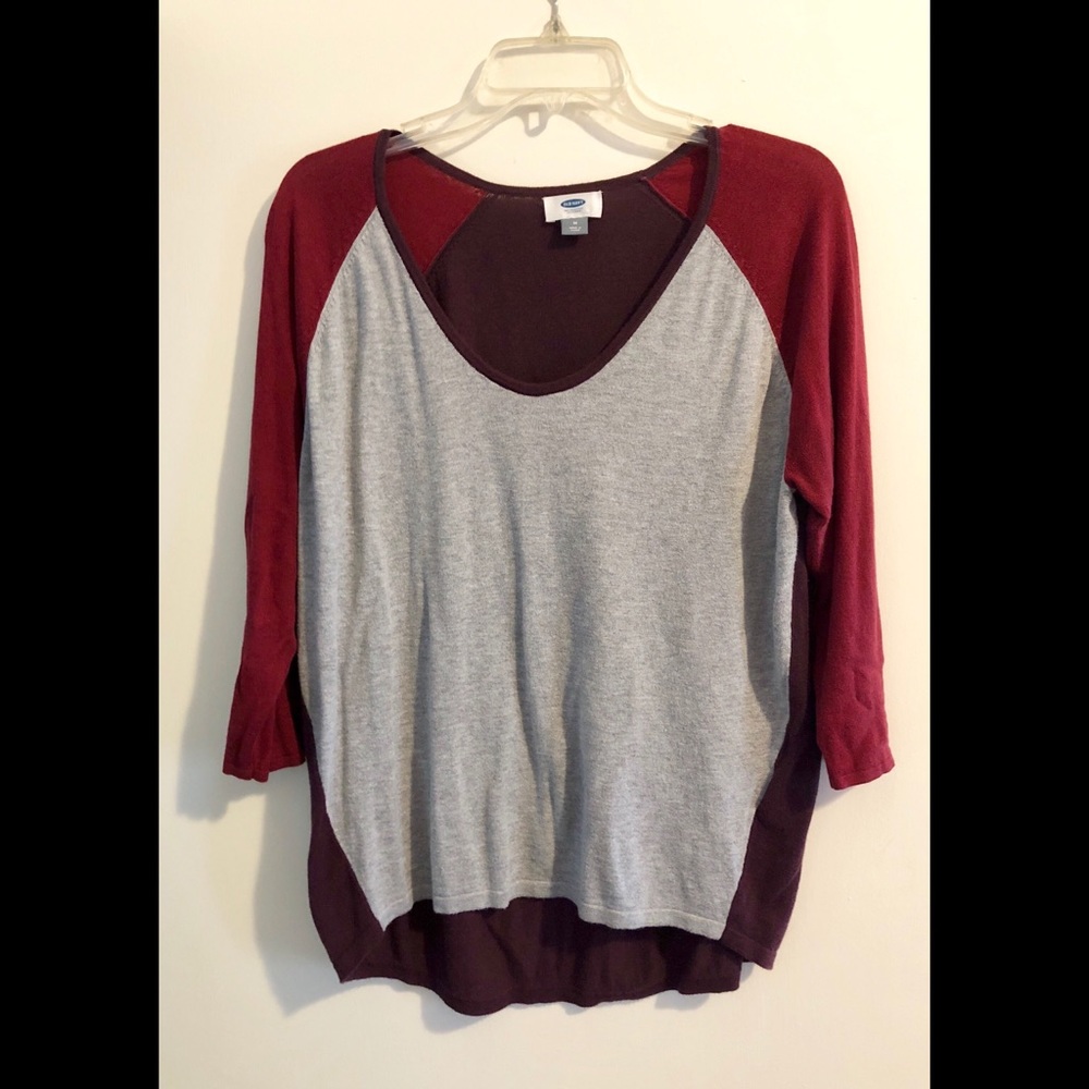 Old Navy 3/4 Sleeve Sweater, Sz M